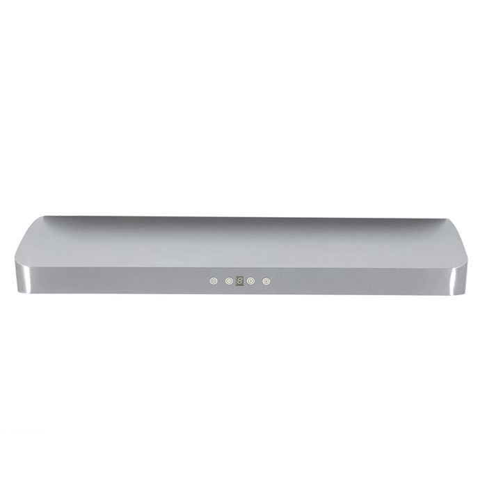 Hotte Sous armoires 30 Po. 600 Pieds cubes par minute AVIVA AVG-306CS2 Inox Installation Hotte sous cabinet  600 pieds cubes par minute