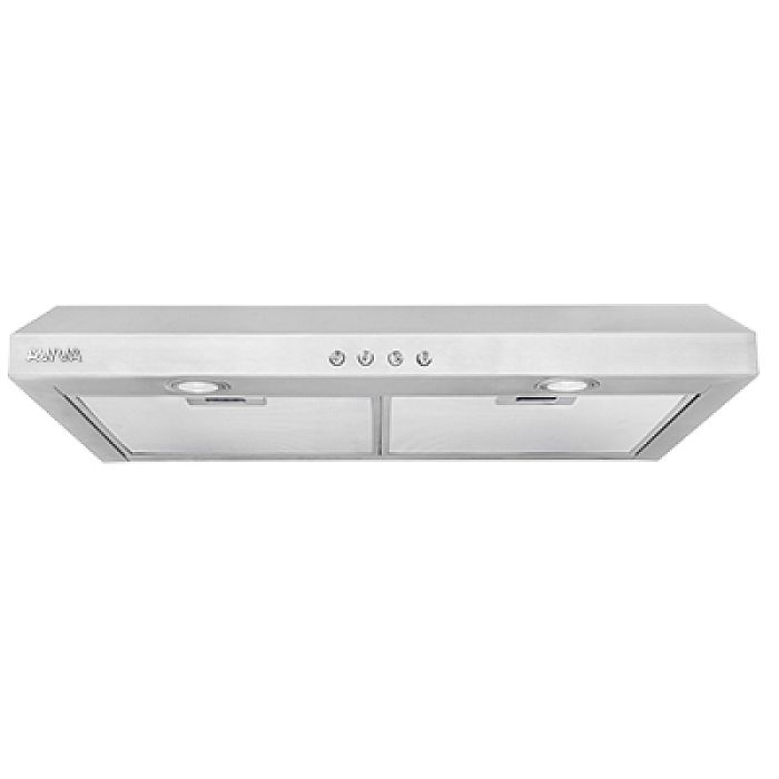 Hotte Sous armoires 24 Po. 280 Pieds cubes par minute AVIVA AVU243RSB Inox Installation Encastrable  280 pieds cubes par minute