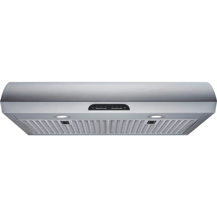 30 In. Under Cabinet Hood  500 Cubic feet per minute AVIVA AVU305S Stainless  Built-in  500 cubic feet per minute