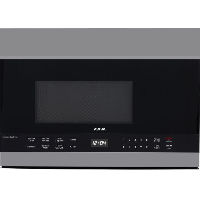 Micro-onde à hotte intégrée 1000 W 1.4 pi. cu. AVIVA AOTRM243SB  Inox Capacité 1.4 pied cubic  puissance 1000 watt  Hotte sous cabinet