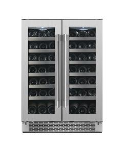 Cellier Autoportant 21 bouteilles, 24 po. Aviva VWD42S2  Inox    21 bouteilles  pr&eacute;sent&eacute; par Corbeil