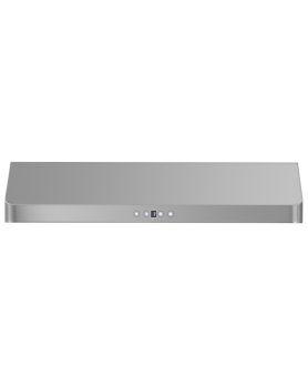 Hotte Sous armoires 30 po. 600 pcm Aviva AVA-306RS2 Inox Installation Hotte sous cabinet  600 pieds cubes par minute