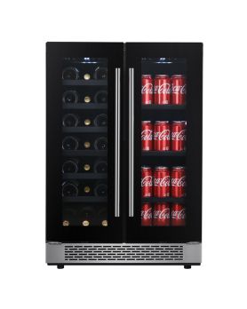 Cellier Autoportant 42 bouteilles, 24 po. Aviva BSC42DB3  Noir    42 bouteilles  largeur 24 pouces présenté par Corbeil